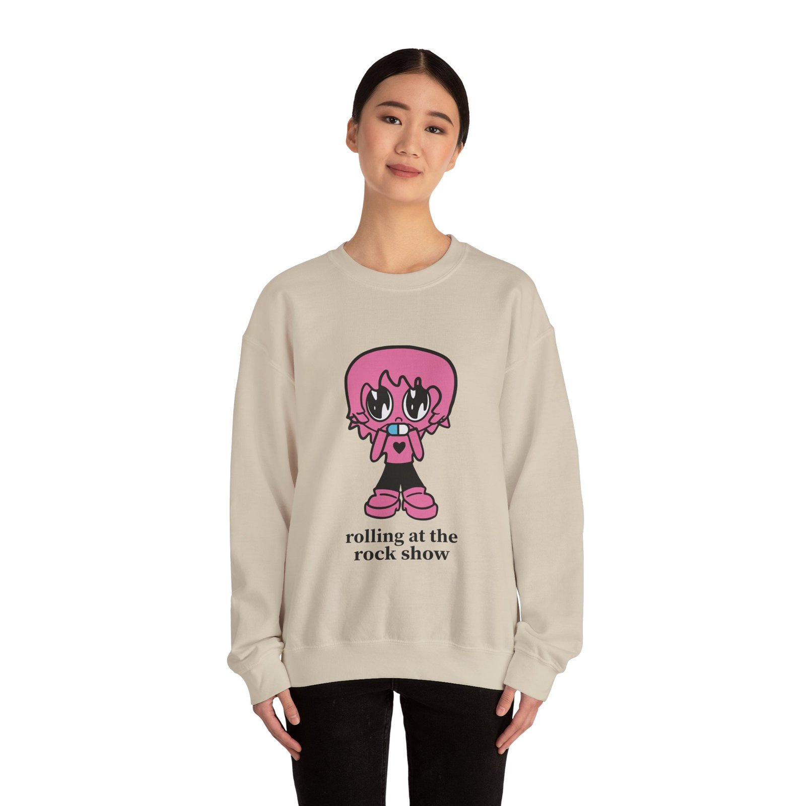 Porter Robinson Rolling at the Rock Show Unisex Heavy Blend™ Crewneck Sweatshirt