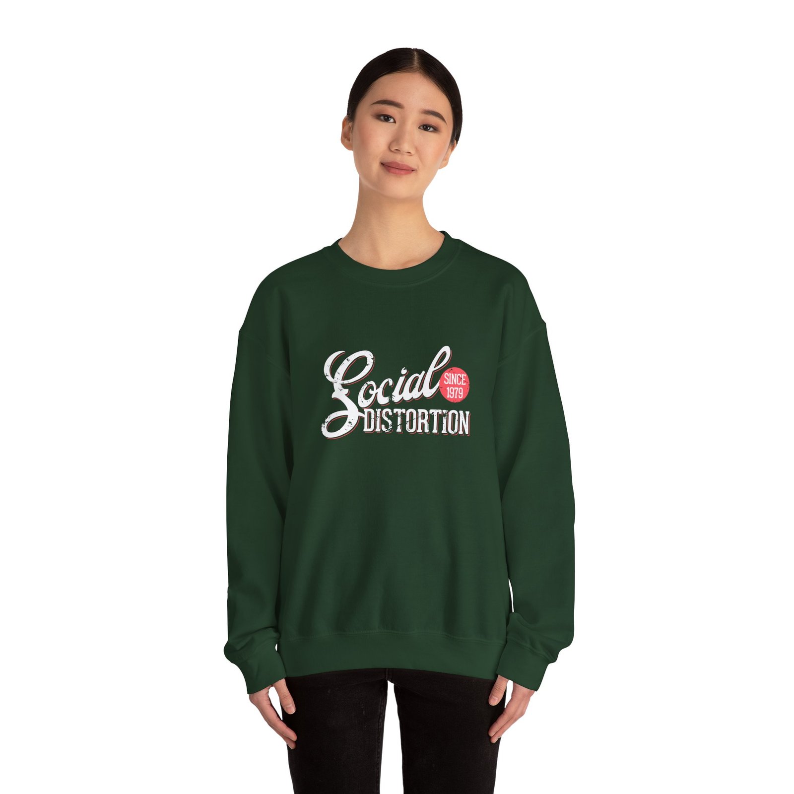 Distortion Social Unisex Heavy Blend™ Crewneck Sweatshirt