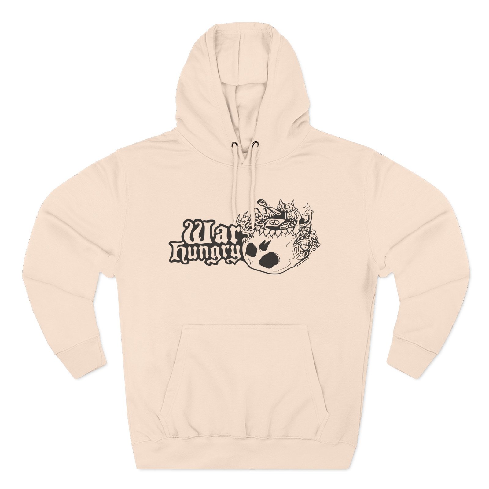 War Hungry Three-Panel Fleece Hoodie