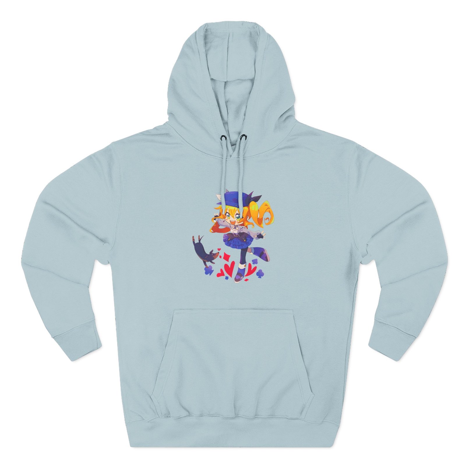 Dokibird Three-Panel Fleece Hoodie