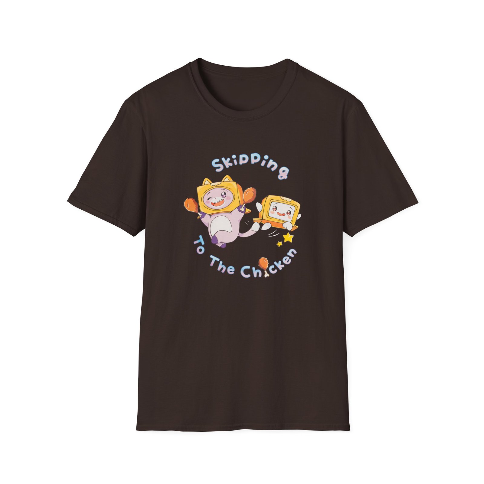 Lankybox Skipping to the Chicken Unisex Softstyle T-Shirt