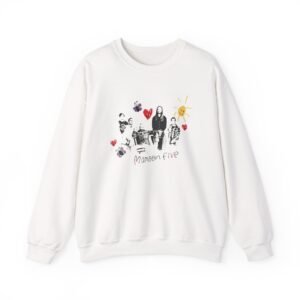 Maroon 5 Kids Heart Unisex Heavy Blend™ Crewneck Sweatshirt