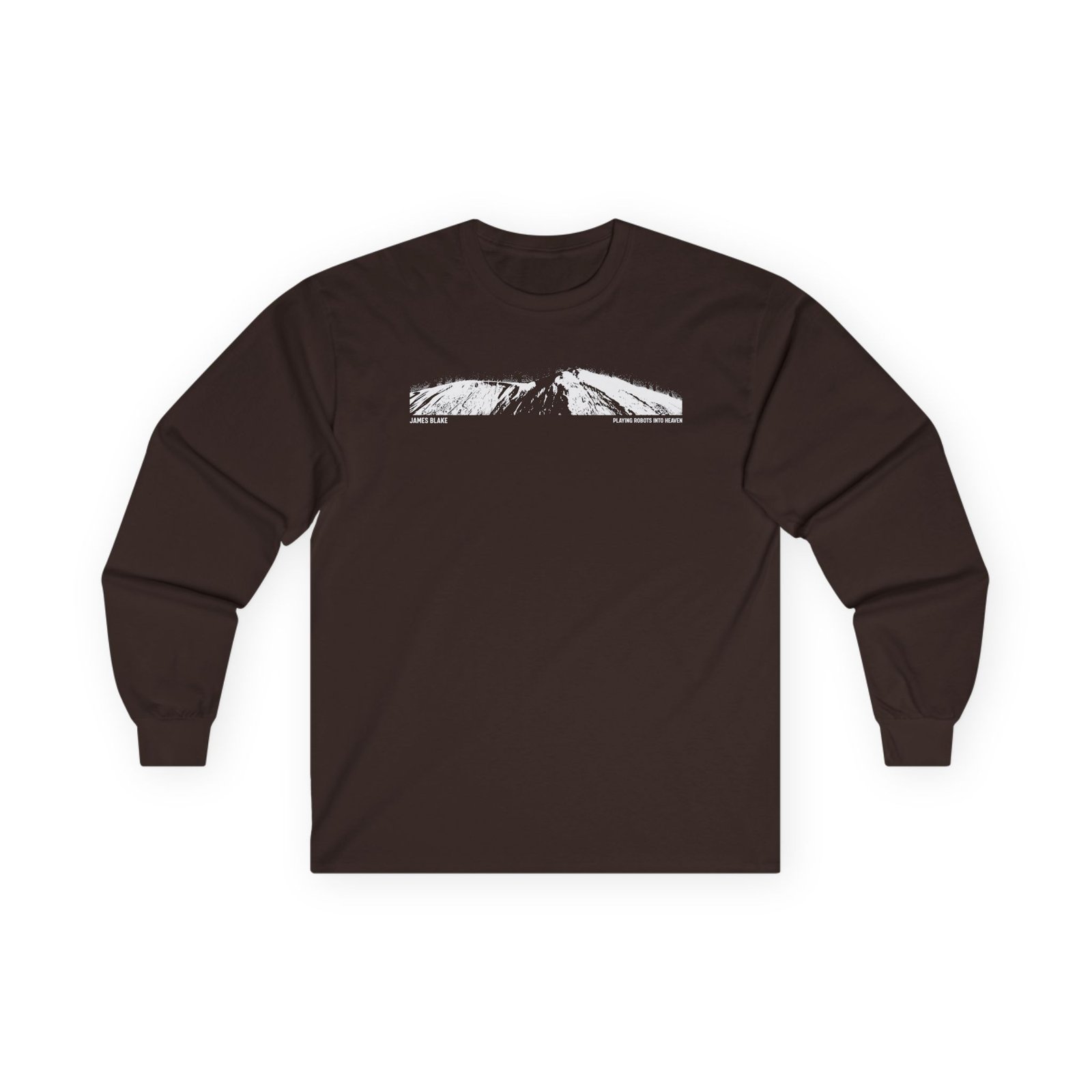 James Blake Playing Robots Into Heaven Mountain Unisex Ultra Cotton Long Sleeve Tee