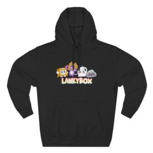 Lankybox Cute Characters Three-Panel Fleece Hoodie