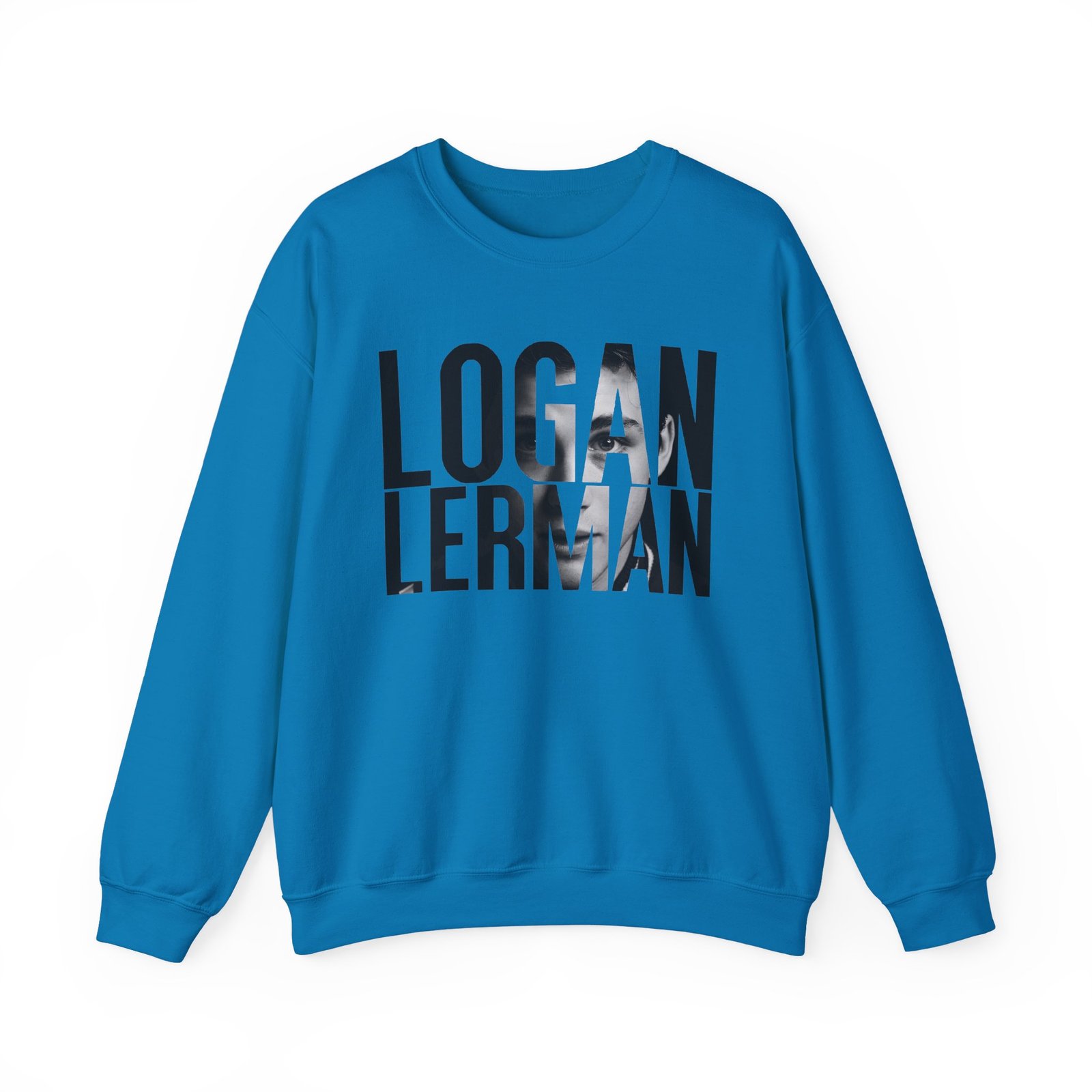Logan Lerman Unisex Heavy Blend™ Crewneck Sweatshirt