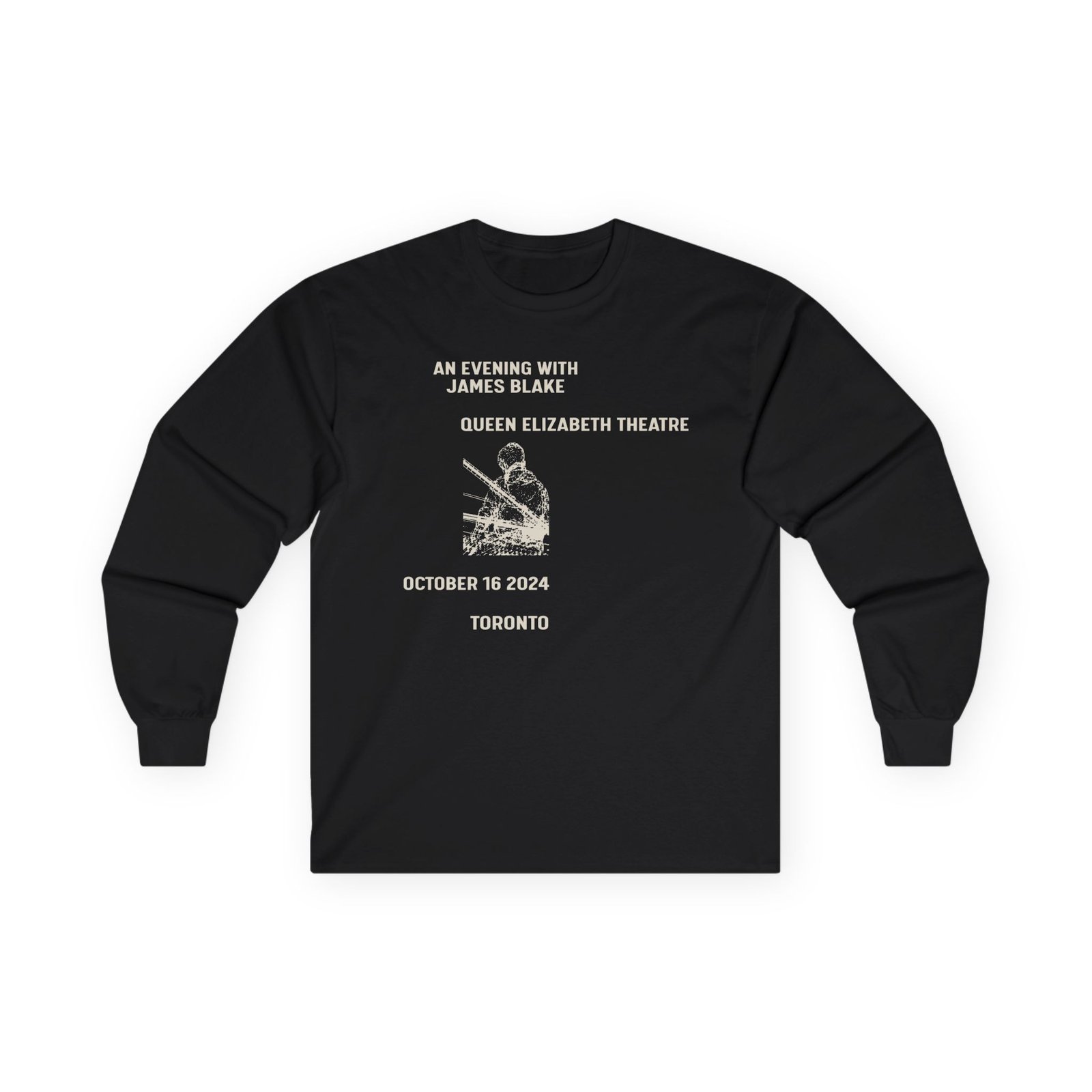 James Blake Queen Elizabeth Theatre Event Unisex Ultra Cotton Long Sleeve Tee