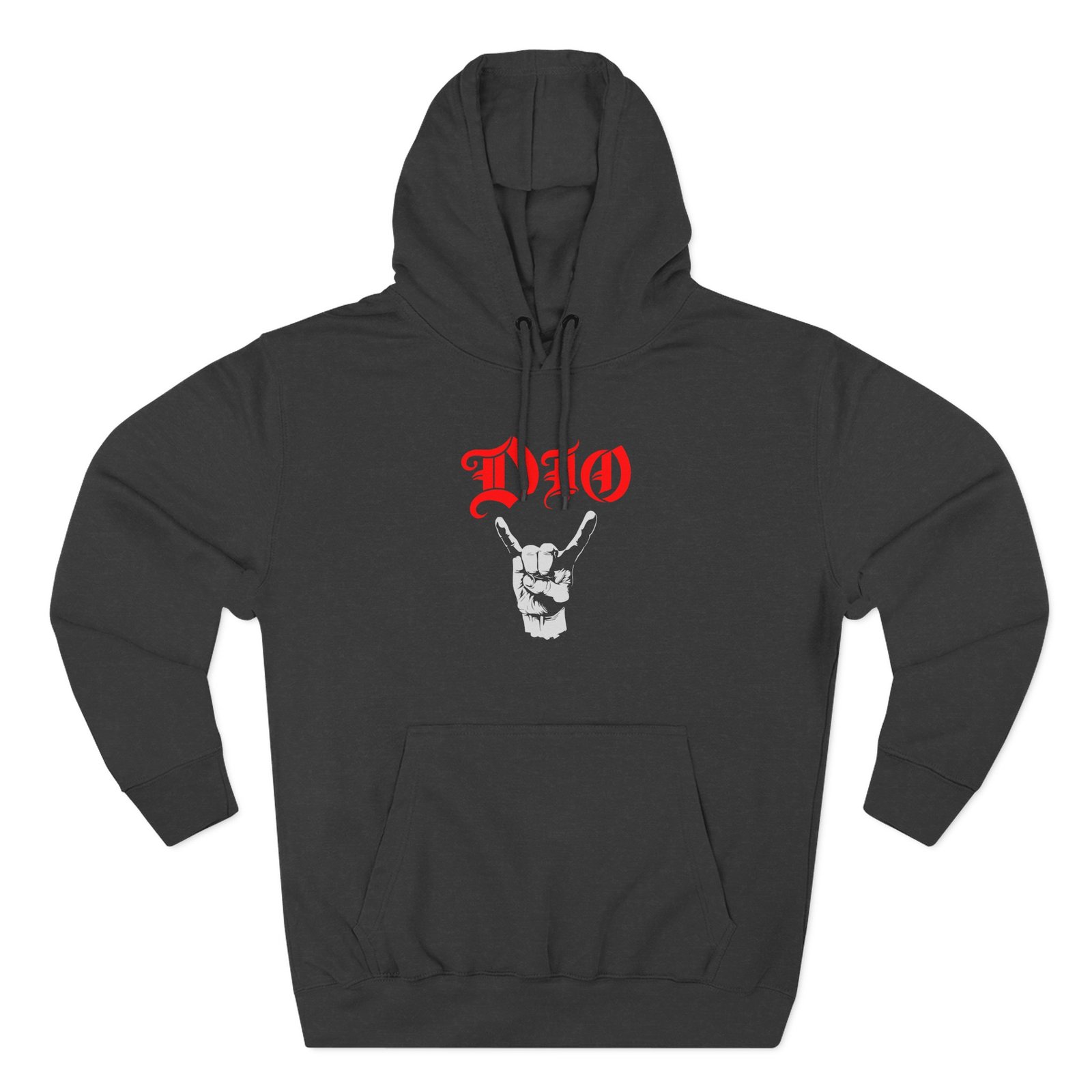 Dio Devil Horns Three-Panel Fleece Hoodie