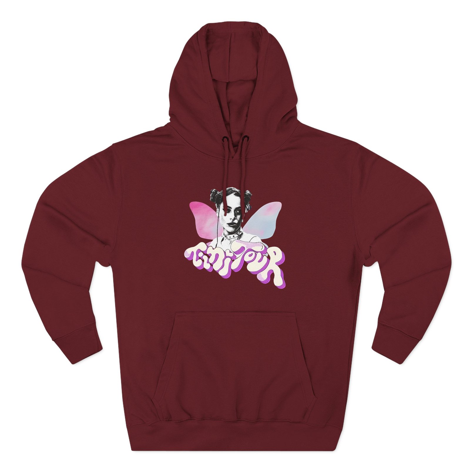 Cheap Tini Stoessel Three-Panel Fleece Hoodie