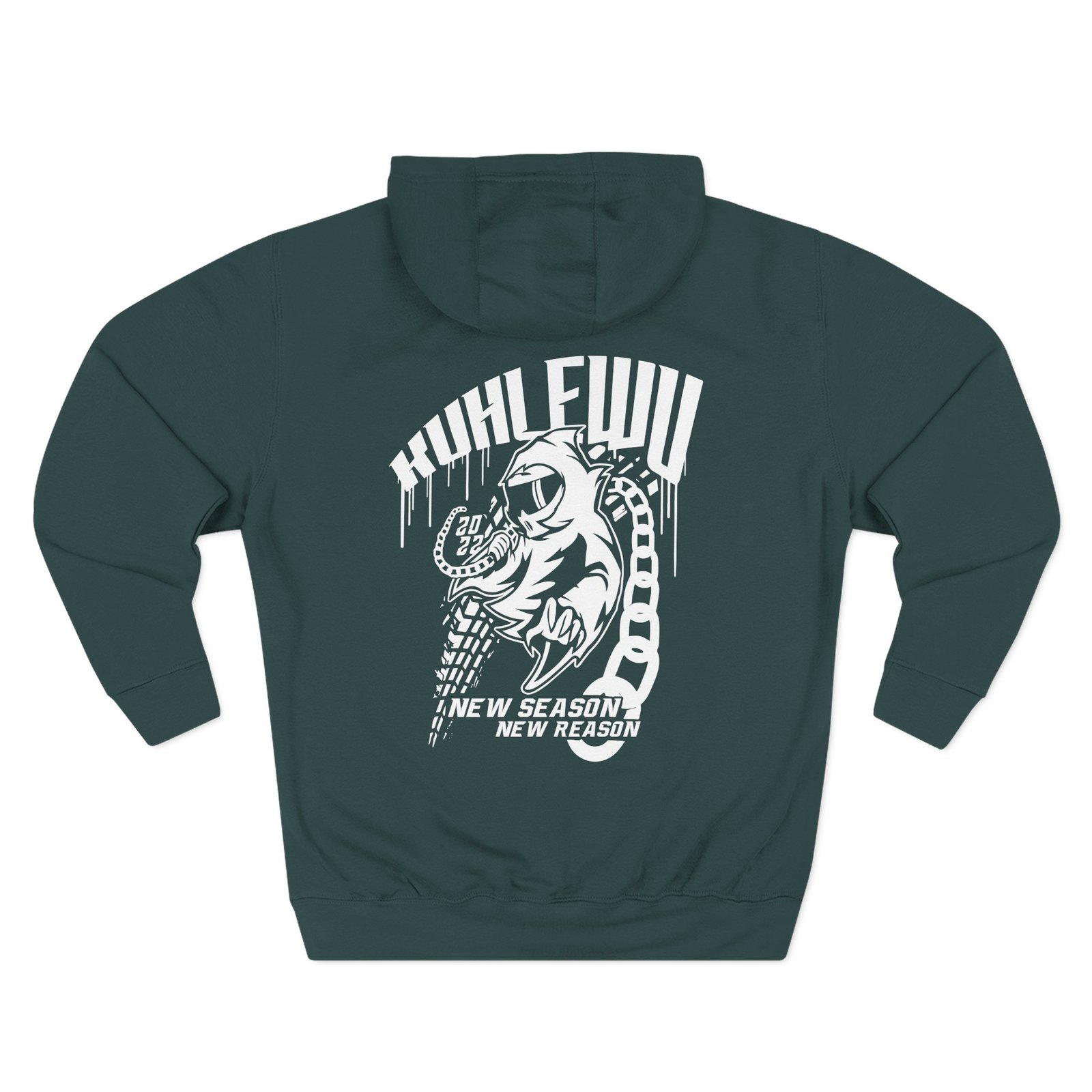 Kuhlewu Three-Panel Fleece Hoodie