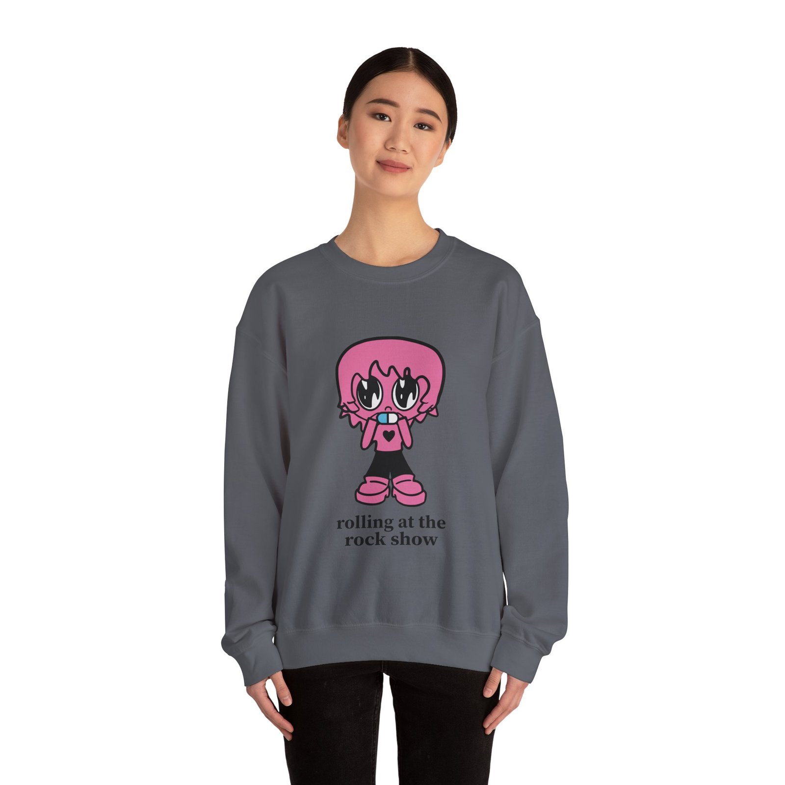 Porter Robinson Rolling at the Rock Show Unisex Heavy Blend™ Crewneck Sweatshirt