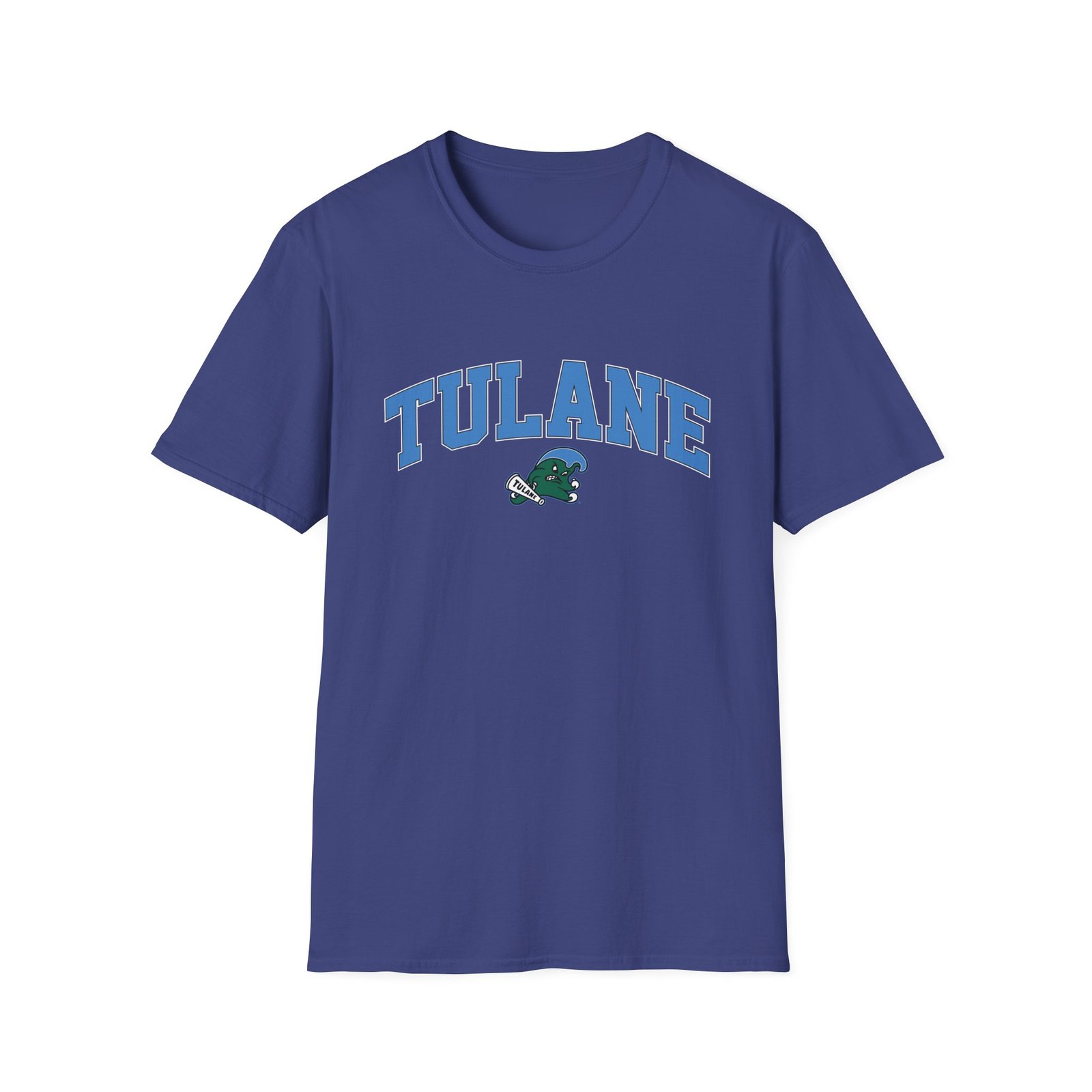 Tulane Arch Over Logo Unisex Softstyle T-Shirt