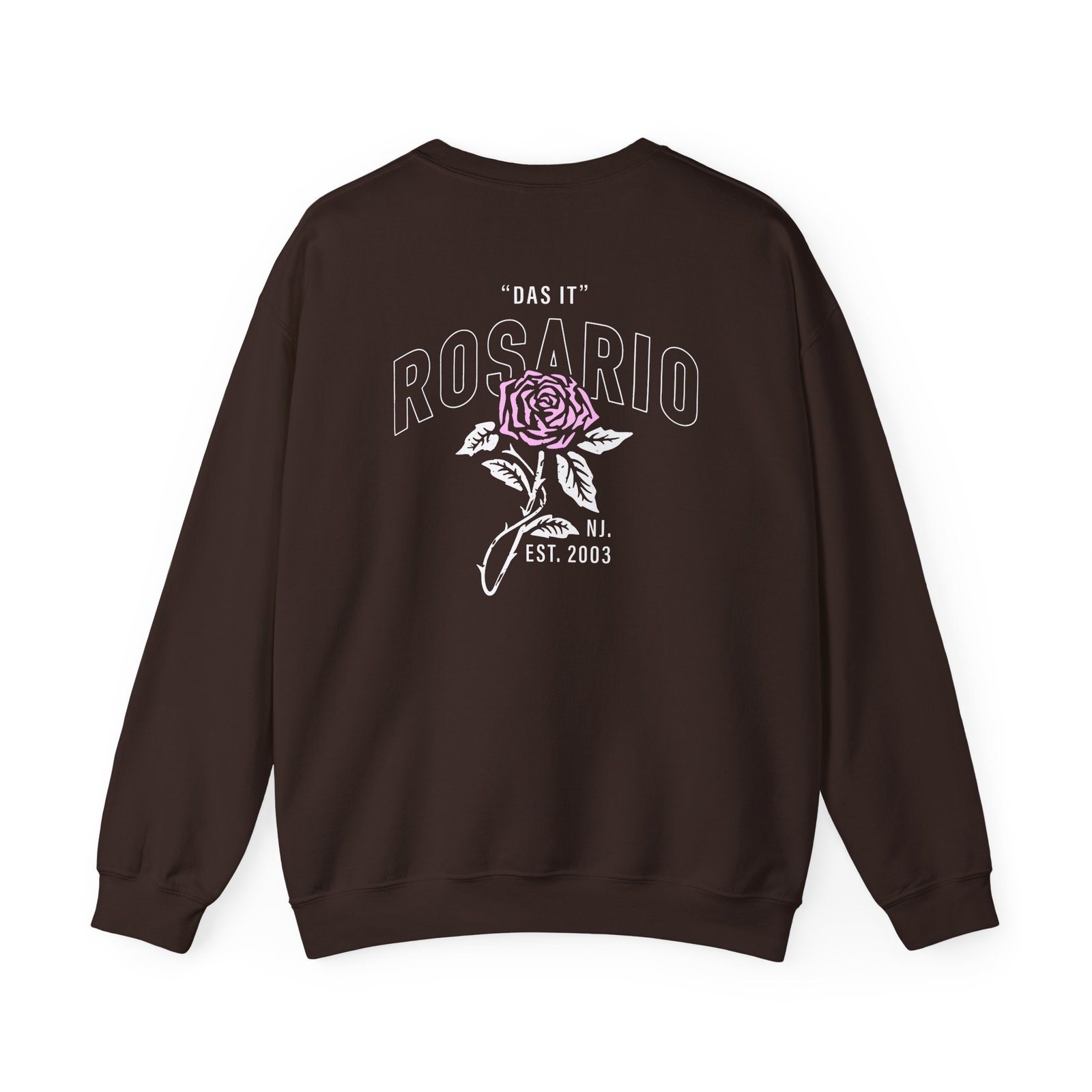 Alejandro Merch Rosario Rose Unisex Heavy Blend™ Crewneck Sweatshirt
