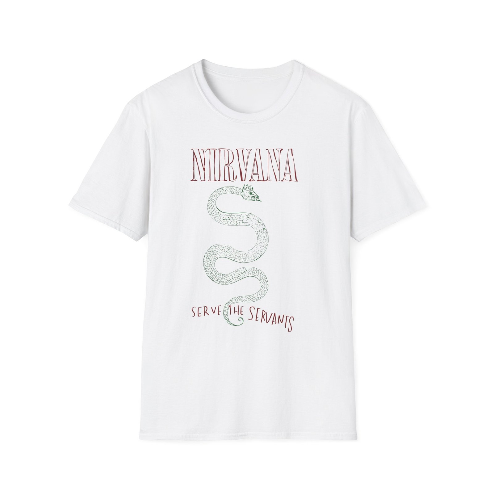 Nirvana Serve The Servants Unisex Softstyle T-shirt