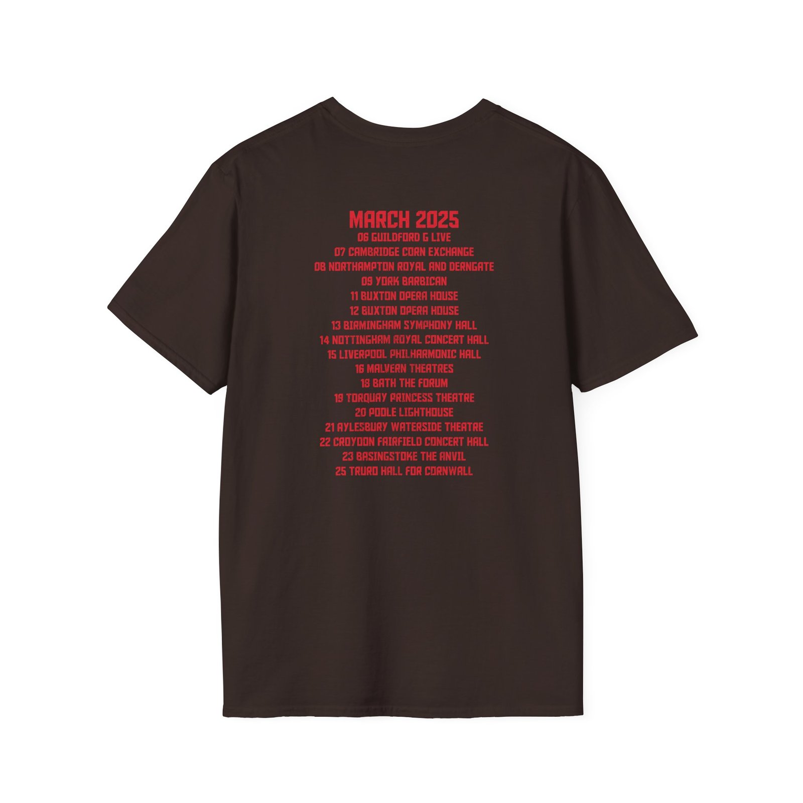 Levellers 2025 March We the Collective Tour Unisex Softstyle T-Shirt