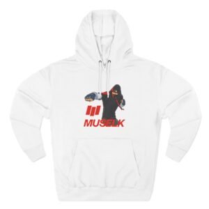 Muselk Three-panel Fleece Hoodie
