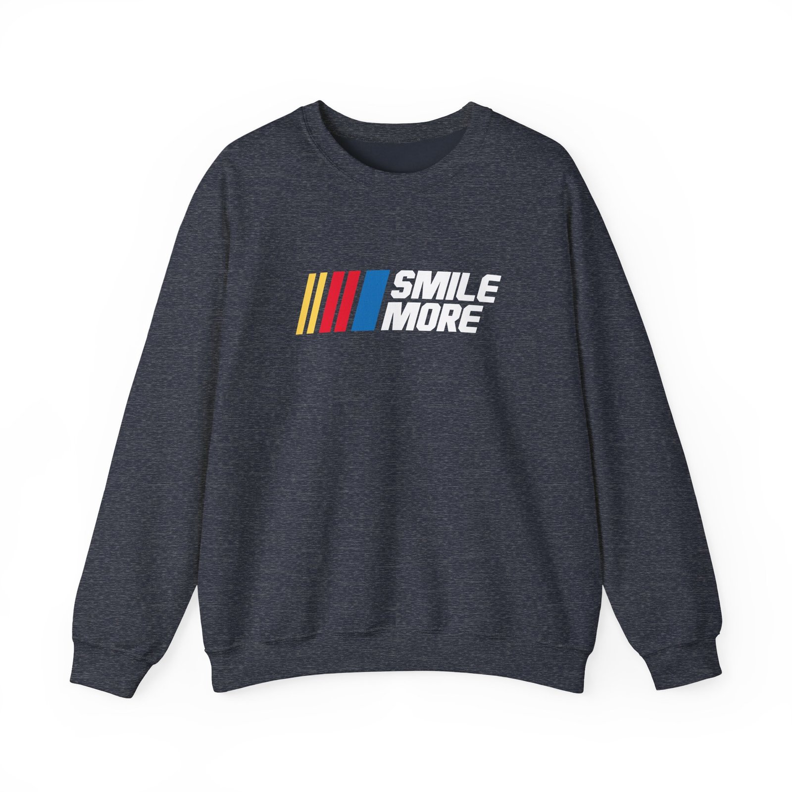 Roman Atwood Smile More Racing Unisex Heavy Blend Crewneck Sweatshirt