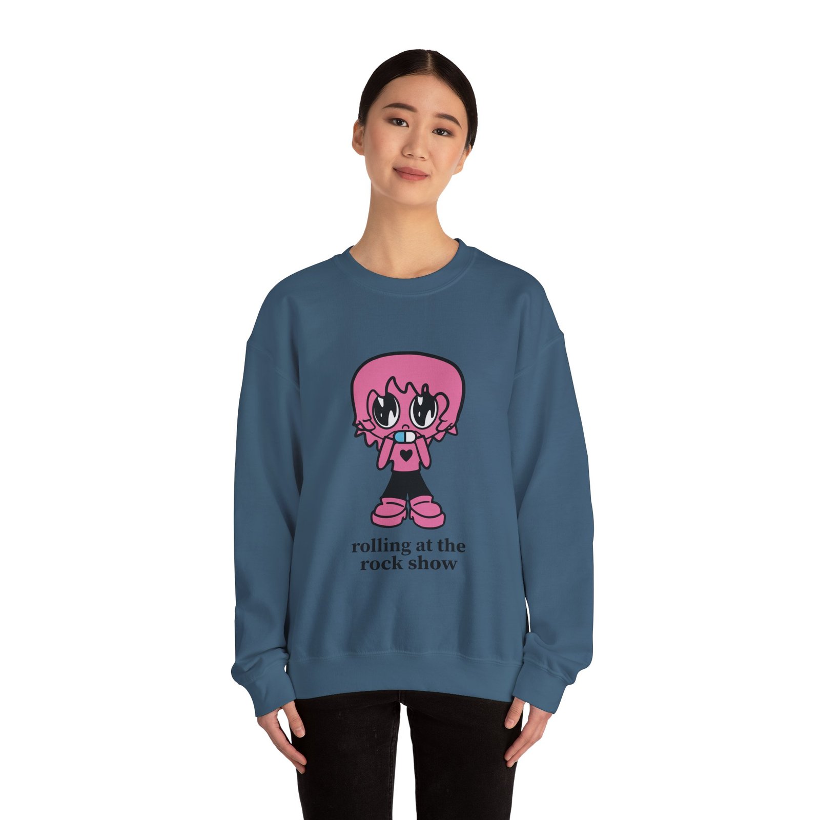 Porter Robinson Rolling at the Rock Show Unisex Heavy Blend™ Crewneck Sweatshirt