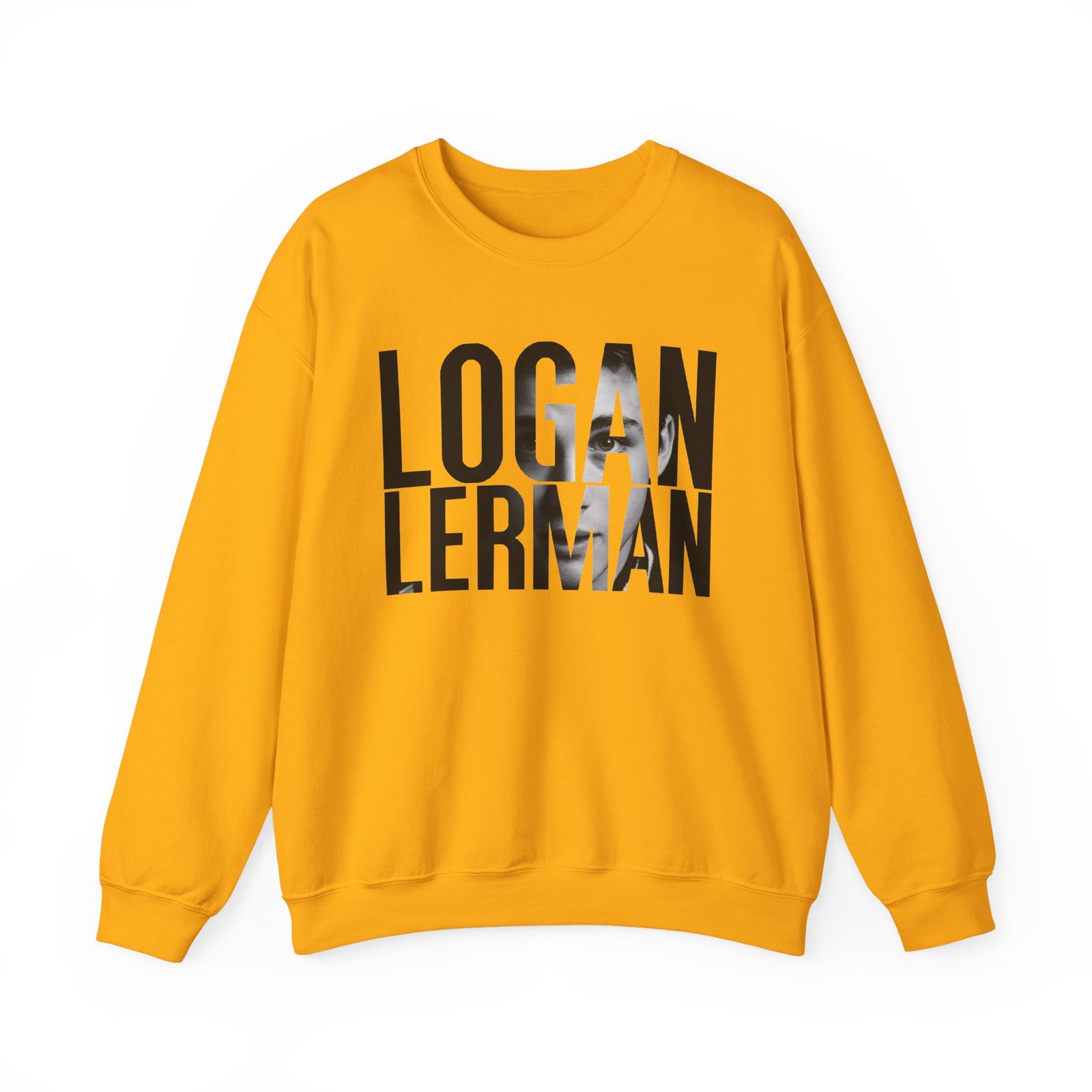 Logan Lerman Unisex Heavy Blend™ Crewneck Sweatshirt