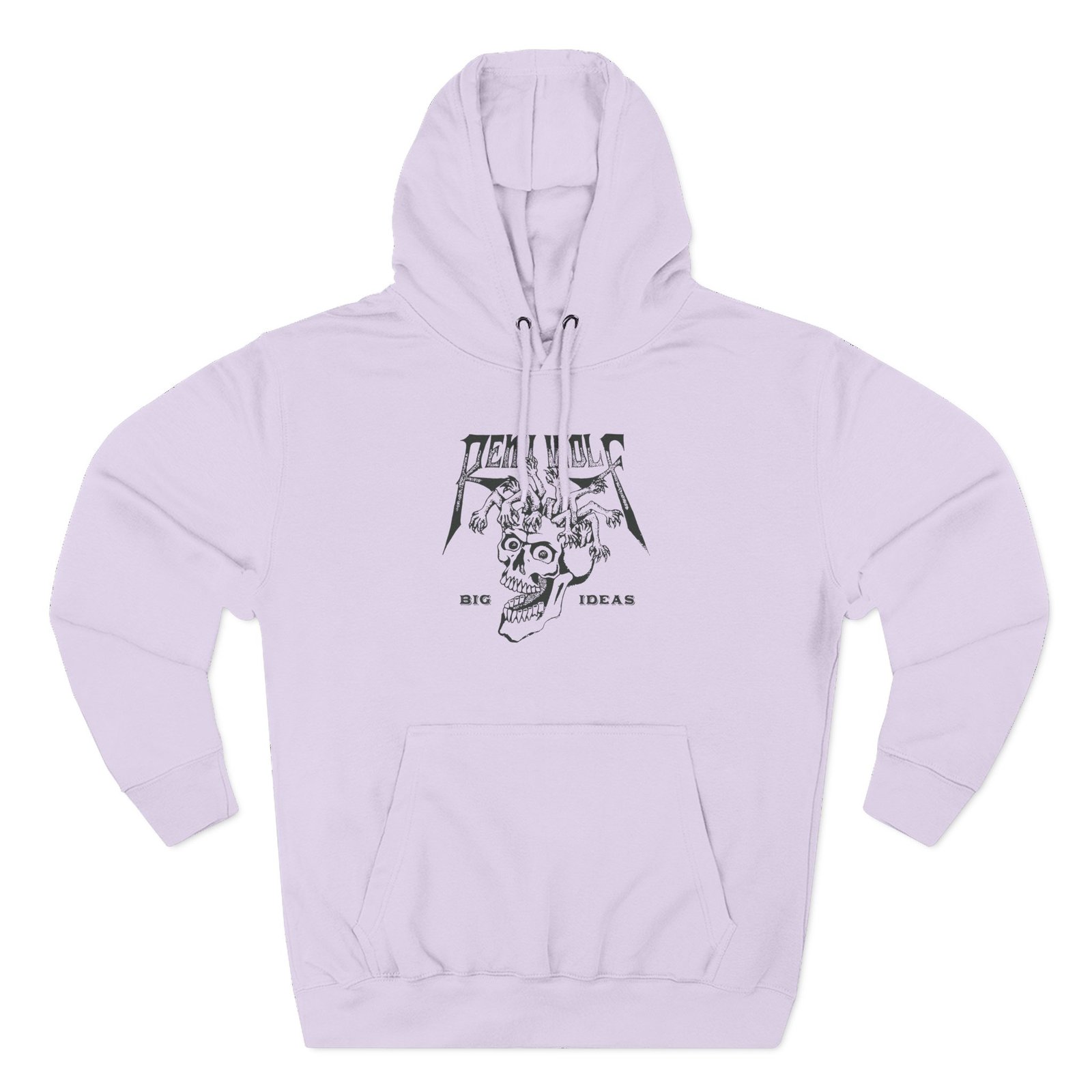 Remi Wolf Skull Three-Panel Fleece Hoodie