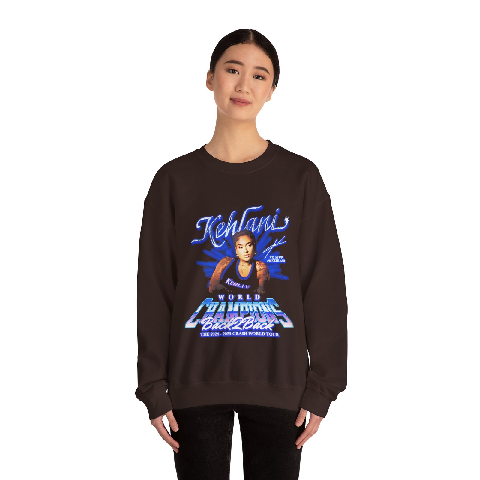 Kehlani Crash Tour Unisex Heavy Blend™ Crewneck Sweatshirt