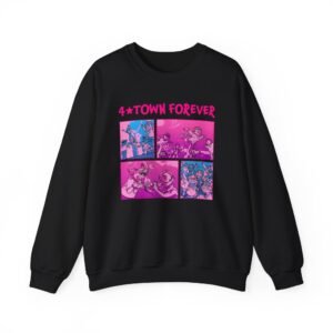 4town Forever Concert Panels Unisex Heavy Blend™ Crewneck Sweatshirt