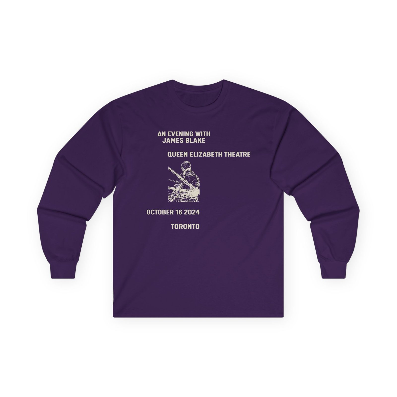 James Blake Queen Elizabeth Theatre Event Unisex Ultra Cotton Long Sleeve Tee