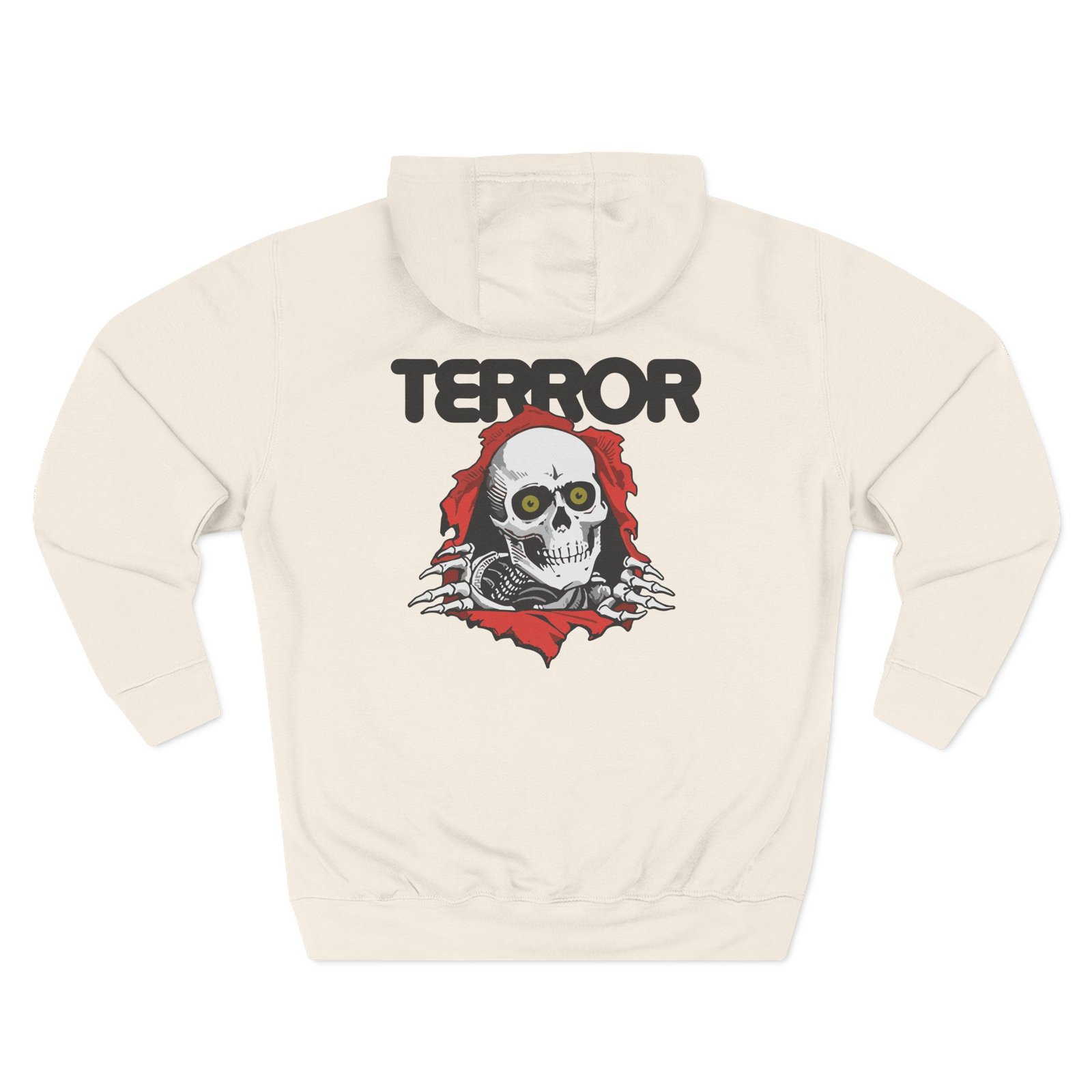 Terror Skeleton Three-Panel Fleece Hoodie