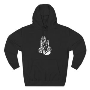Demon Hunter  Praying Hands Three-Panel Fleece Hoodie