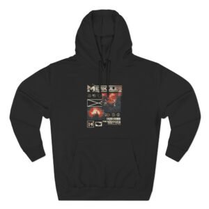 Merkules Survivor's Guilt Collage Three-Panel Fleece Hoodie