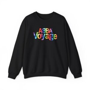 Abba Voyage Rainbow Foil Logo Unisex Heavy Blend™ Crewneck Sweatshirt
