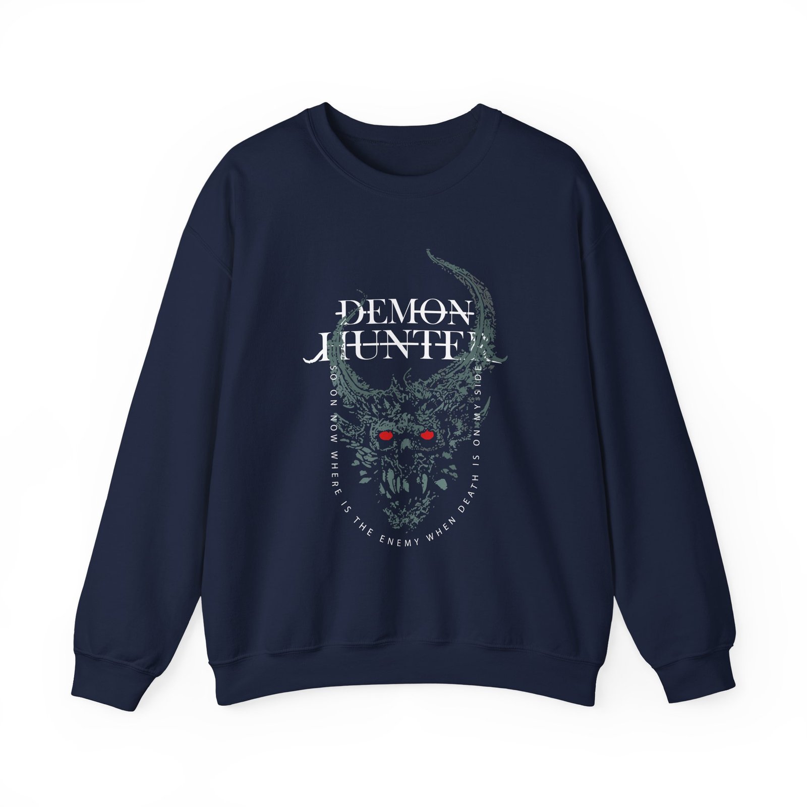 Demon Hunter On My Side Unisex Heavy Blend™ Crewneck Sweatshirt
