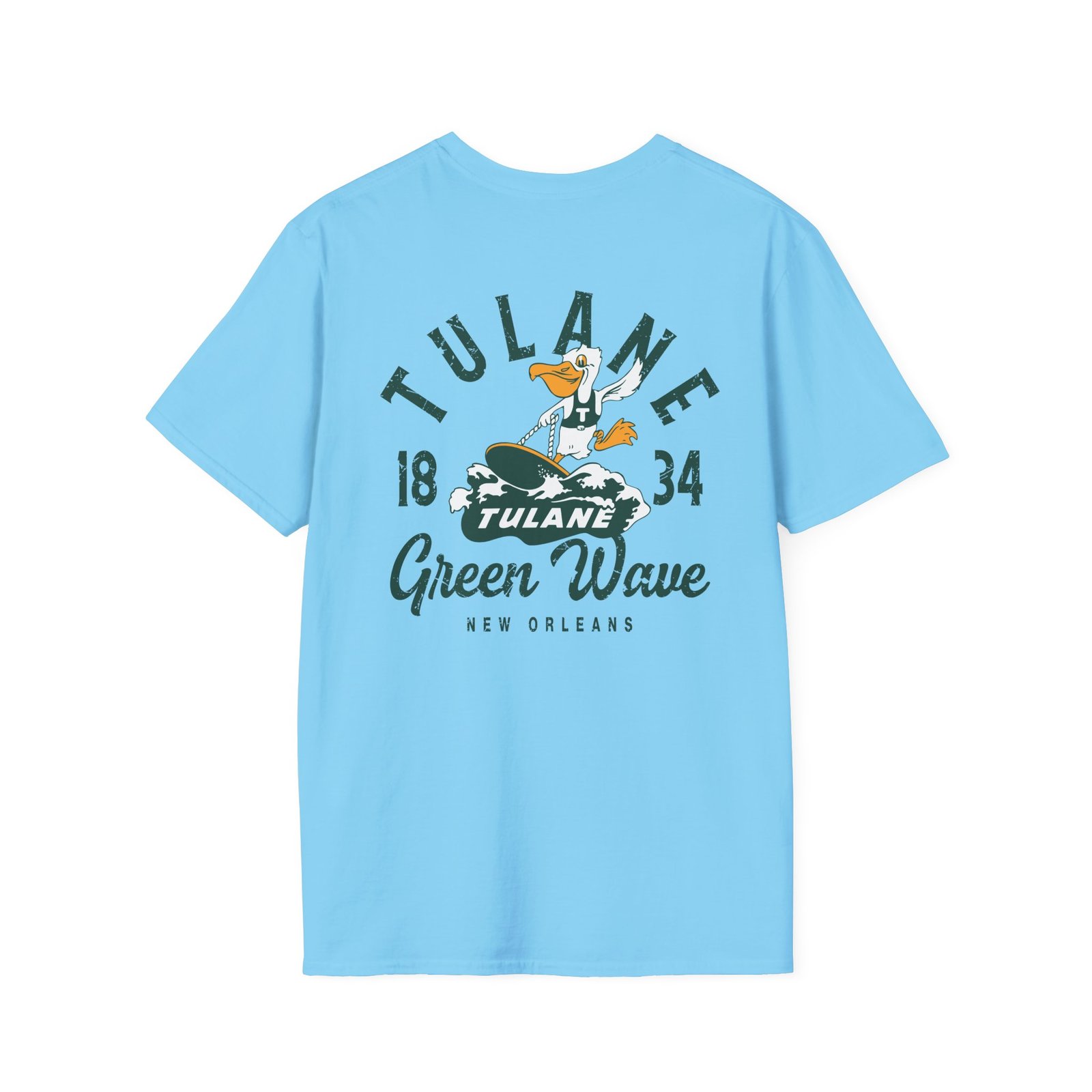 Tulane Mascot Unisex Softstyle T-Shirt