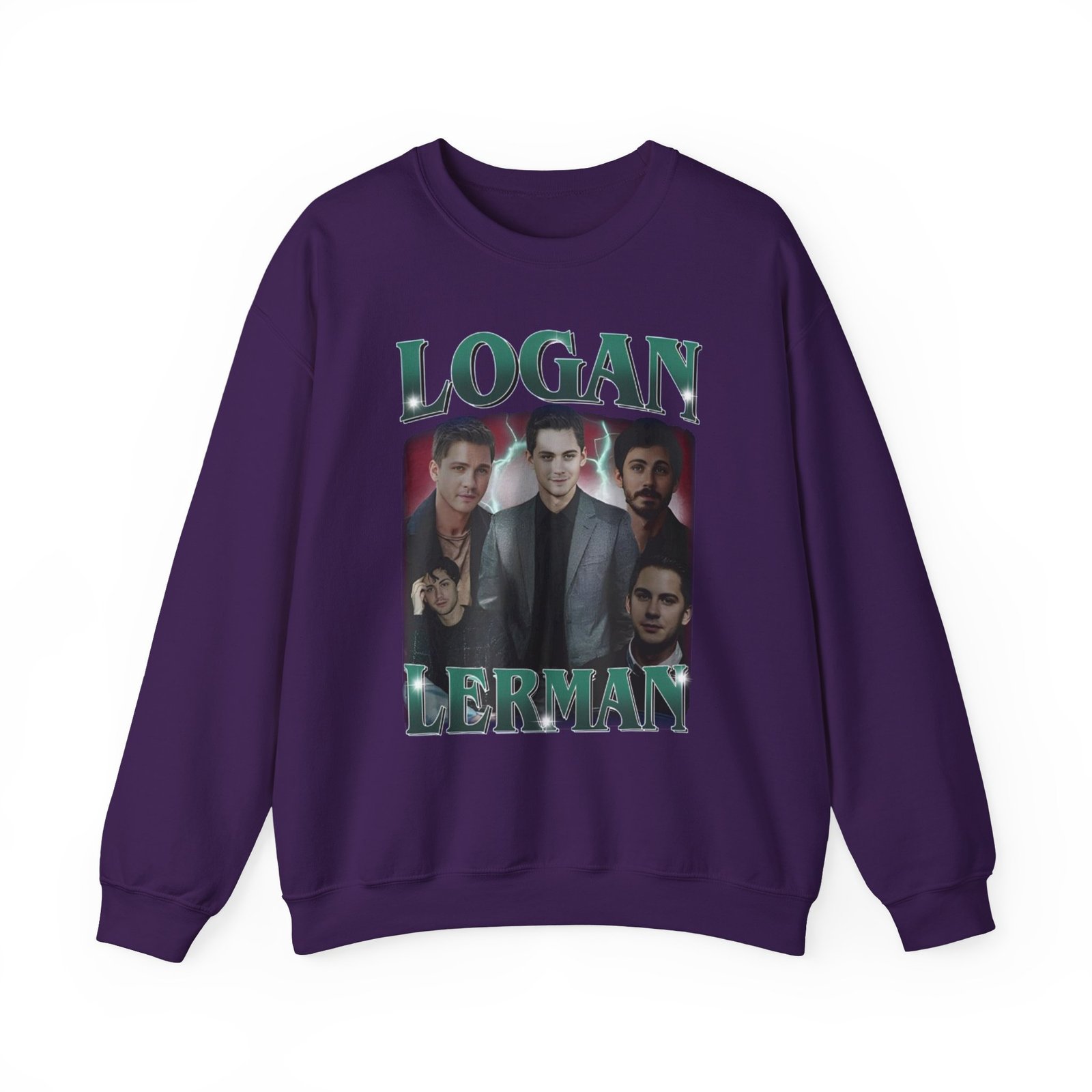 Logan Lerman Unisex Heavy Blend™ Crewneck Sweatshirt
