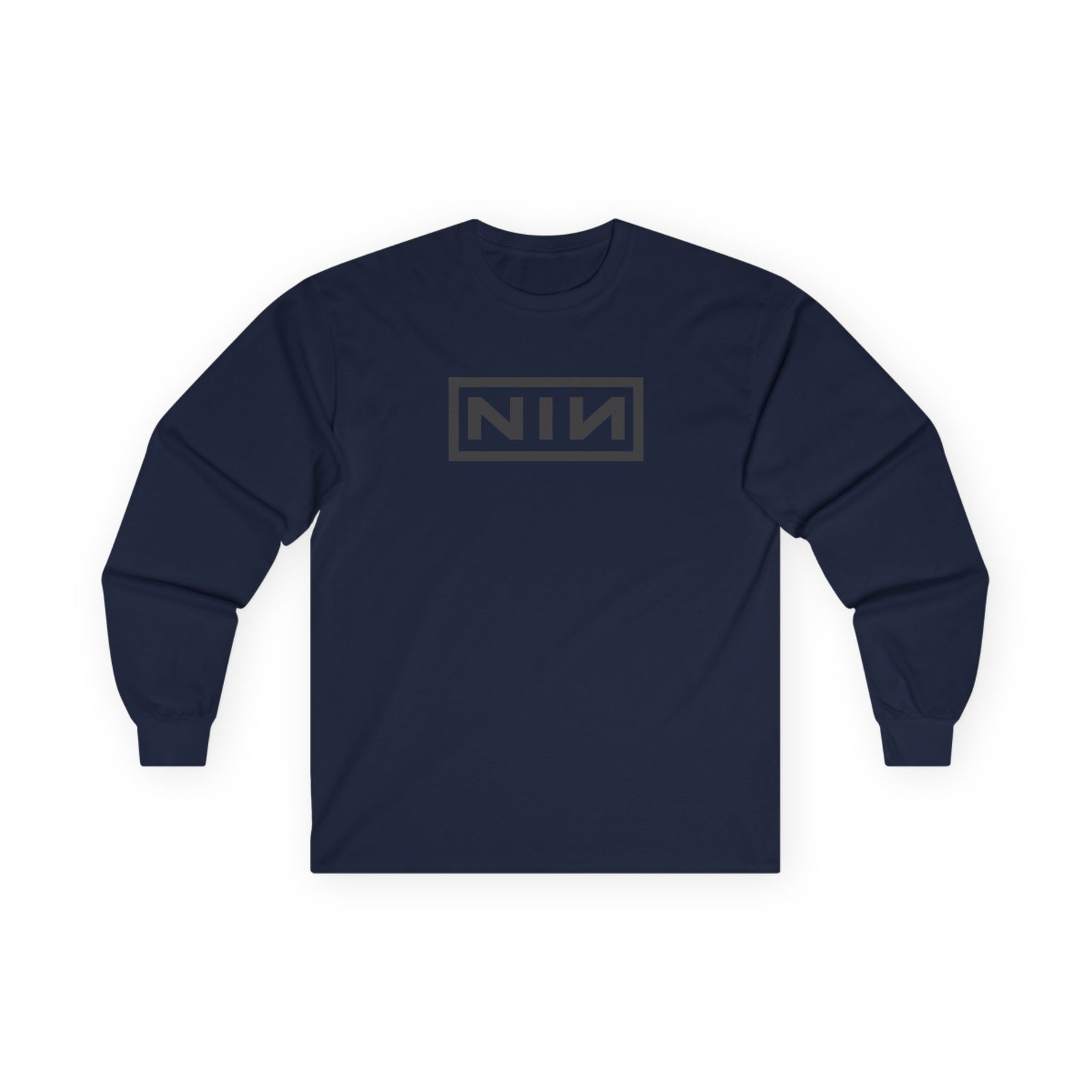 Nine Inch Nails Logo Unisex Ultra Cotton Long Sleeve Tee