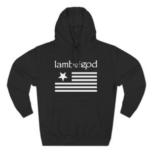 Lamb of God Flag Three-Panel Fleece Hoodie