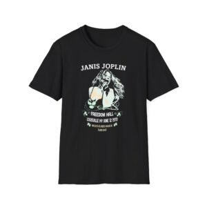Janis Joplin Freedom Hall Unisex Softstyle T-Shirt