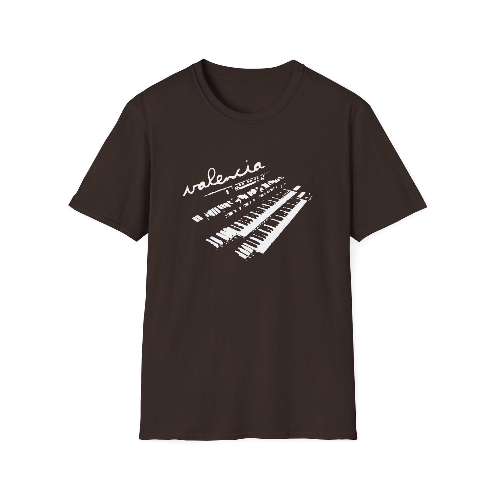 Valencia Piano Unisex Softstyle T-shirt