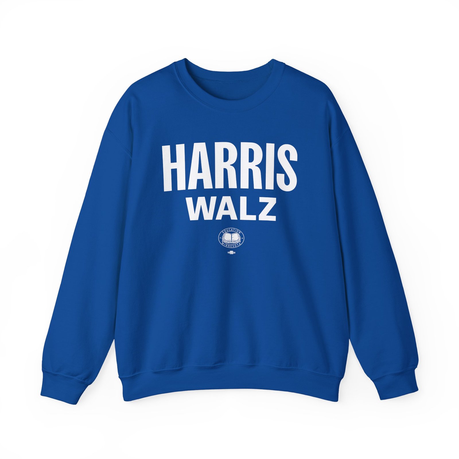 Harris Walz Logo Unisex Heavy Blend™ Crewneck Sweatshirt