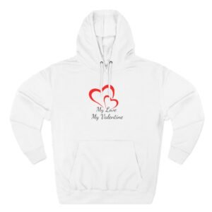 Valentines Day Three-panel Fleece Hoodie