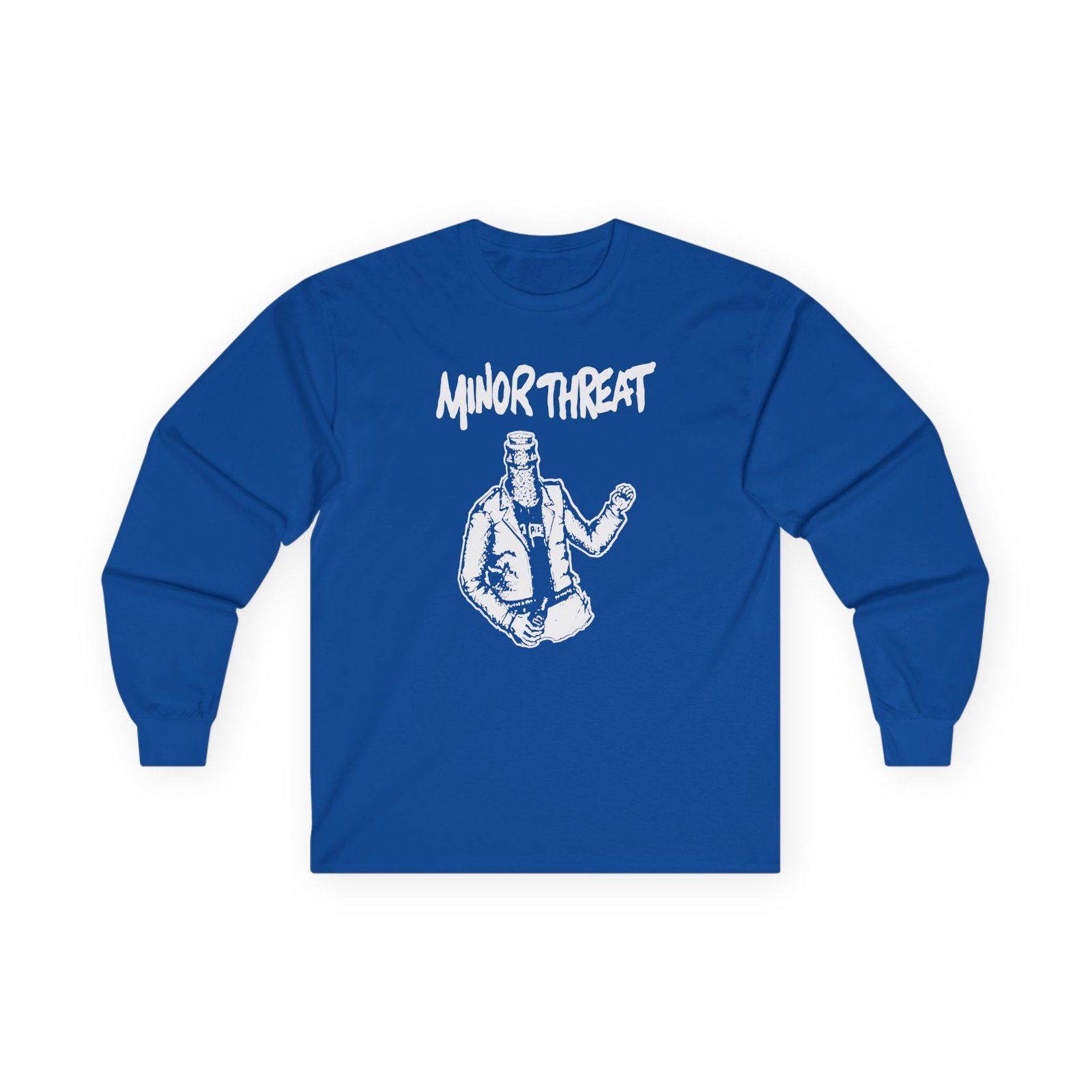 Minor Threat Minor Threat Bottled Violence Punk Unisex Ultra Cotton Long Sleeve Tee