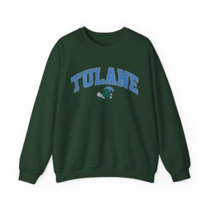 Tulane Arch Over Logo Unisex Heavy Blend™ Crewneck Sweatshirt