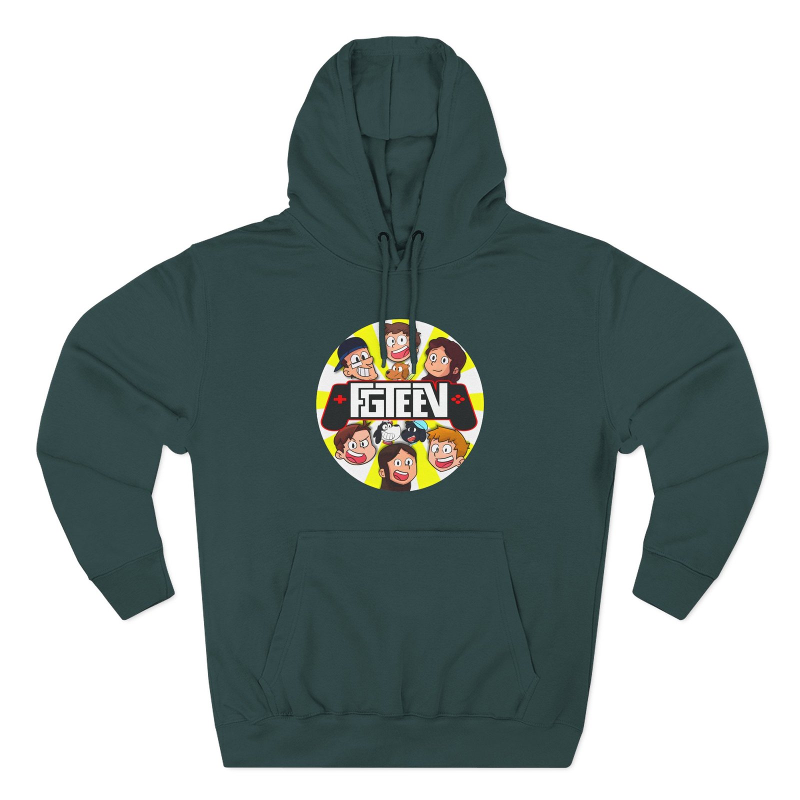 Fgteev Logo Three-Panel Fleece Hoodie