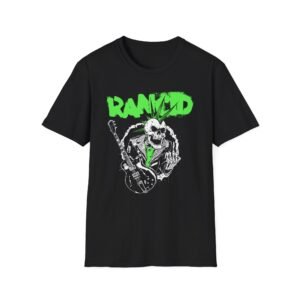 Rancid Skeletim Guitar Unisex Softstyle T-Shirt
