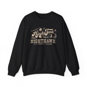 Colter Wall Honky-tonk Nighthawk Unisex Heavy Blend™ Crewneck Sweatshirt