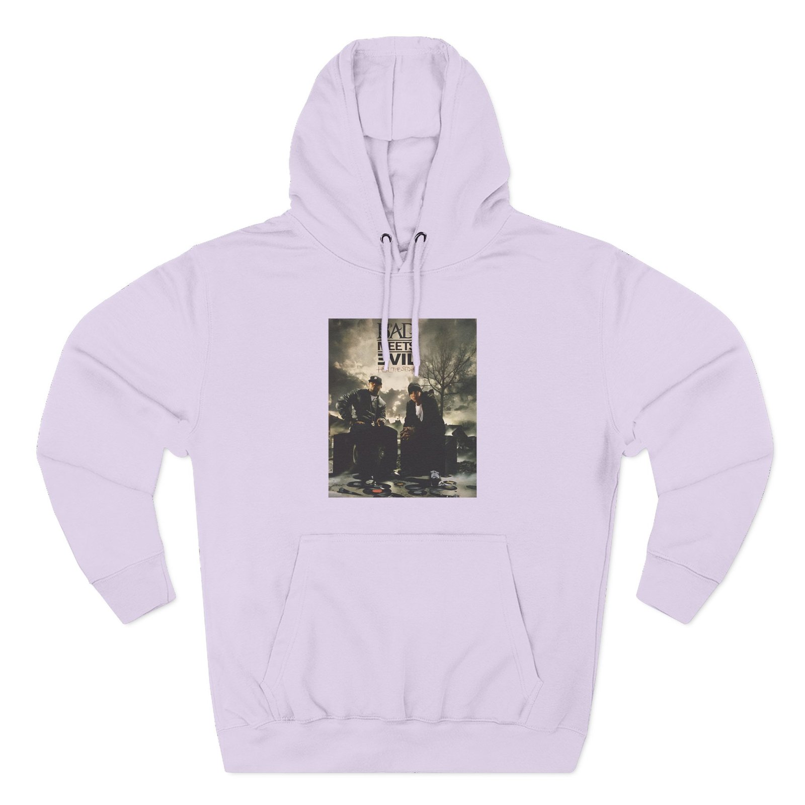Bad Meets Evil Burnt Three-Panel Fleece Hoodie