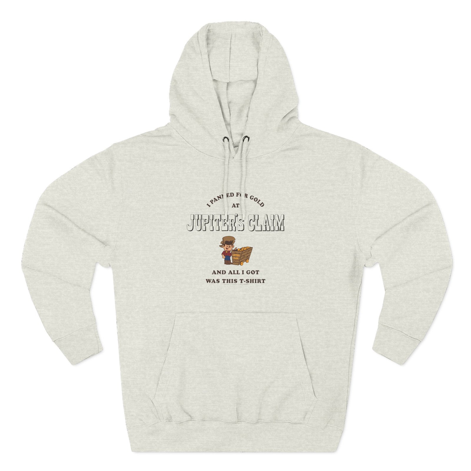 Nope Three-Panel Fleece Hoodie
