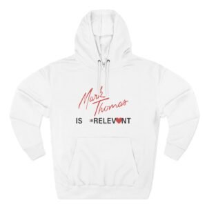 Duhitzmark IS IRRELEVONT Three-Panel Fleece Hoodie