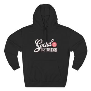 Distortion Social Three-Panel Fleece Hoodie