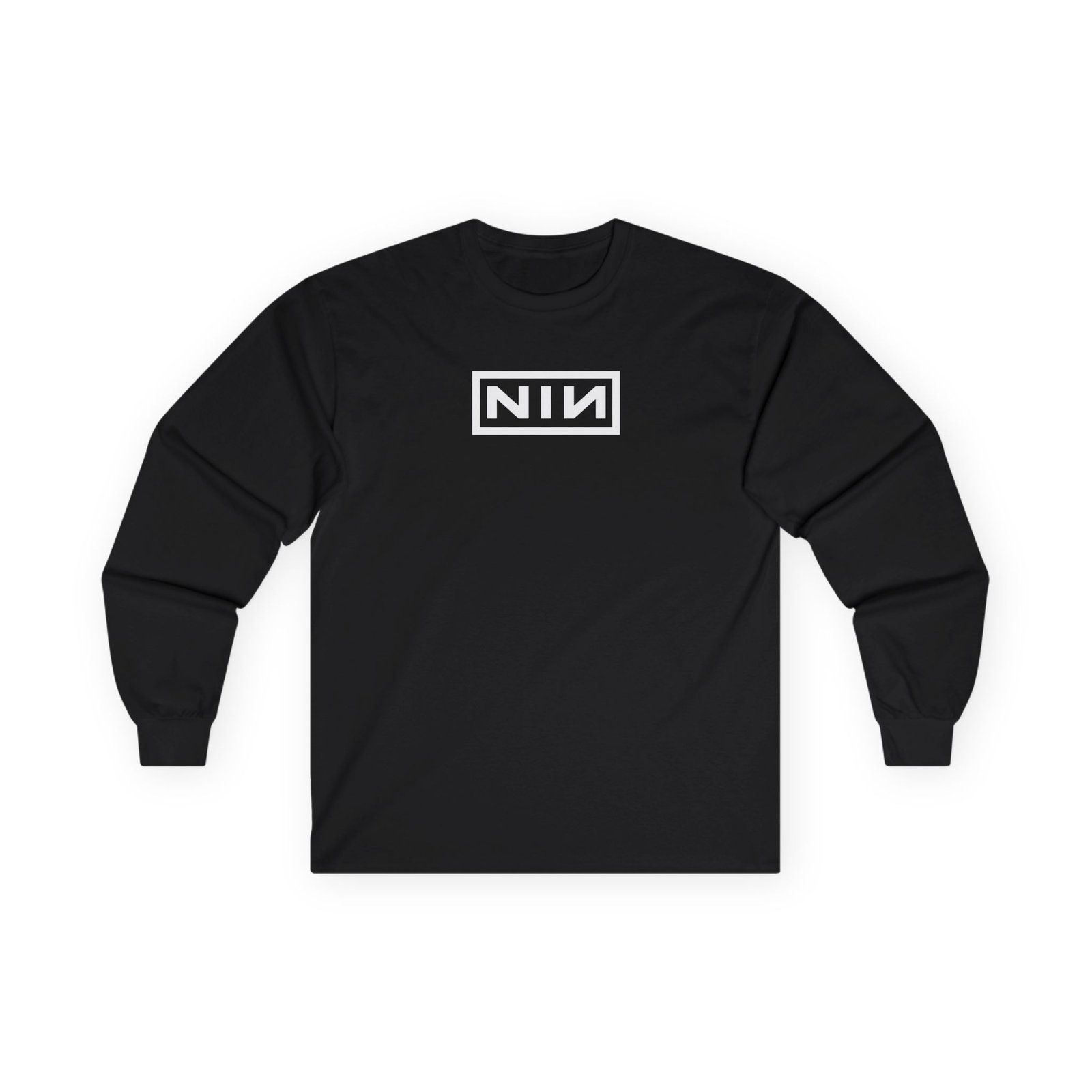 Nine Inch Nails Logo Unisex Ultra Cotton Long Sleeve Tee