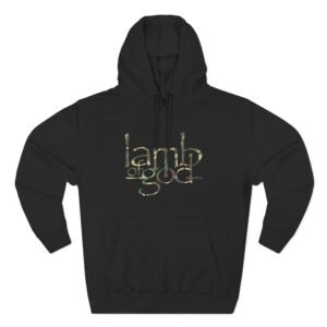 Lamb of God Camo Flag Three-Panel Fleece Hoodie